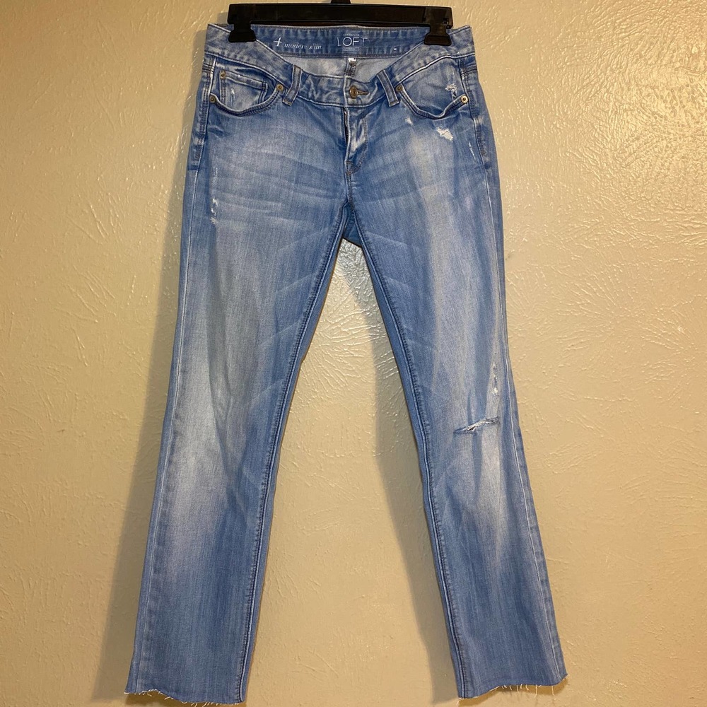 Ann Taylor Loft Denim Jeans Women Size 27/ 4 Modern Slim